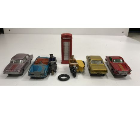 A collection of various model motor vehicles etc including a Roadmaster Super Cars Ford Corsair scale 1/56, a Lesney Rolls Ro