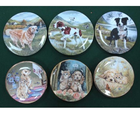 Royal Worcester China cabinet plates, an exclusive new collection. Collection from Compton, Woodhouse by Pam Cooper, cats and