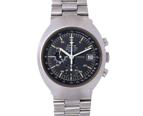 OMEGA Vintage Speedmaster Professional Mark III, Ref. 176.002. Ca. 1973. Edelstahl. Automatik-Werk Kaliber 1040, funktionsfäh