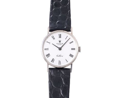 ROLEX Vintage Cellini Damen Armbanduhr, Ref. 3810. Ca. 1973. Gold 18K. Handaufzug Uhrwerk Kal. 1600, funktionsfähig. Seriennu