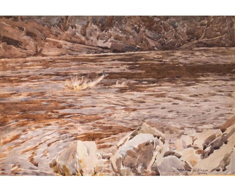 Norman Wilkinson RA RBA RI ROI (1878-1971), On the Garry, watercolour, signed, 24cm x 35cm, framed