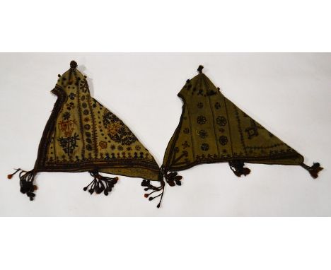 A Caucasus child's cloak and a similar example, 76cm and 84cm  (2)