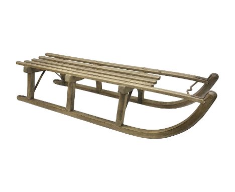 Davos wooden sledge, L108cm