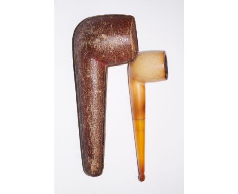 Cased Meerschaum pipe 