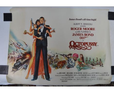 National Screen Service James Bond 007 poster Octopussy, printed by Lonsdale &amp; Bartholomew Ltd., 77 x 102 cm (rolled)Good