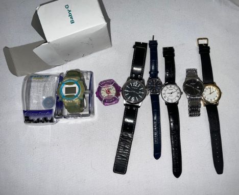 A quantity of watches to include Sekonda, Accurist, Rotary, Baby G etc. 