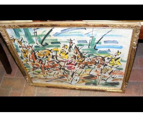 GEN PAUL - coloured lithograph - limited edition number 13/30, signed lower right 48cm x 60cm