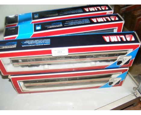 Six boxed Lima carriages