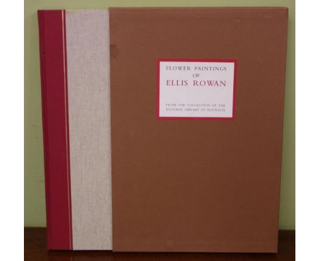 Book: Flower Paintings of Ellis Rowan First Edition 1982