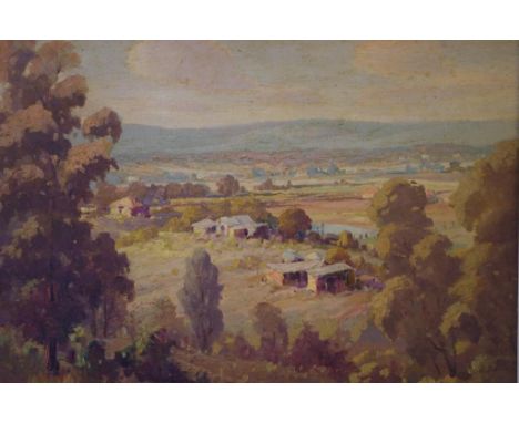Henri R. Nolte "Freeman's Reach, Windsor" oil on board, signed lower left, 35 x 45cm