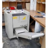 Minipack - Torre SpA hand bagging poly wrapping machine. Model: Mail bag digit, year: 2002, S/N: