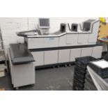 Neopost/Quadient DS-200 envelope inserter with inserter, 2x high cap versafeeder, flex tower 4