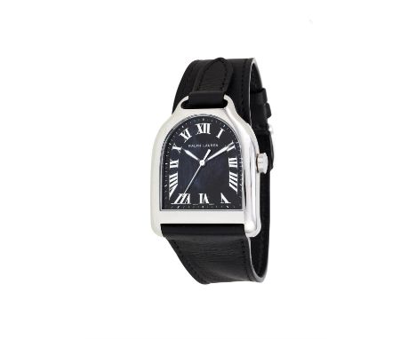 † Ralph Lauren, Stirrup Collection, a stainless steel wrist watch, no. WAEH 01101 K00302, circa 2010, automatic movement, 25 