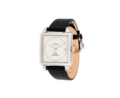† Omega, De Ville Byzantium, ref. 78023032, a stainless steel wrist watch, no. 073 80810343, circa 2006, automatic movement, 