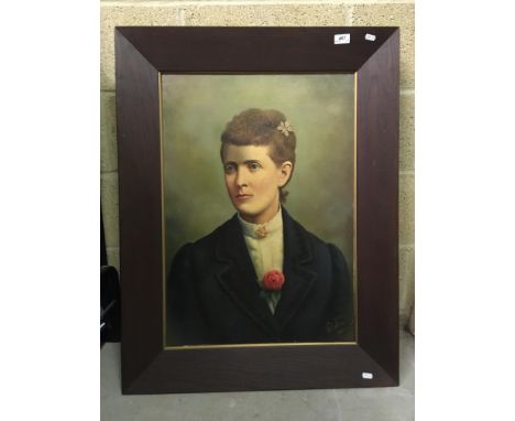 EDUARDO FENDRICO "William James de Bedick Saunderson", and "Margaret Jane (neé Johnson)", a pair of portrait studies head and