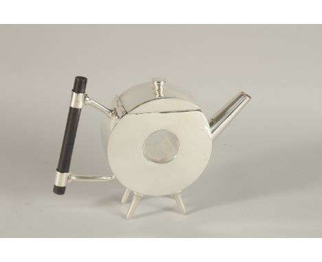 A CHRISTOPHER DRESSER DESIGN "POLO" TEAPOT.