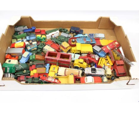 Diecast unboxed selection and Corgi, Dinky, Matchbox (some early models) and others (3 boxes)