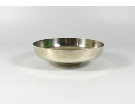 A Georg Jensen silver bowl, number 1132. Designed by Henning Koppel. Stamped with post 1945 dotted oval. Denmark sterling HK.