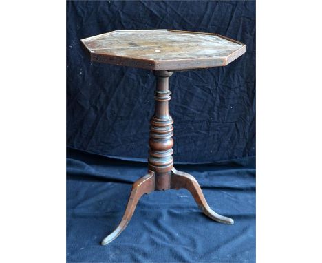 An oak hall tripod 18th century.