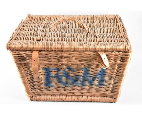 A Vintage Wicker Fortnum and Mason Hamper, 45cm wide 