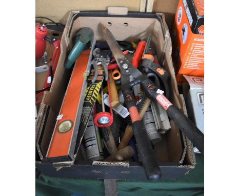 A Box of Various Tools etc 