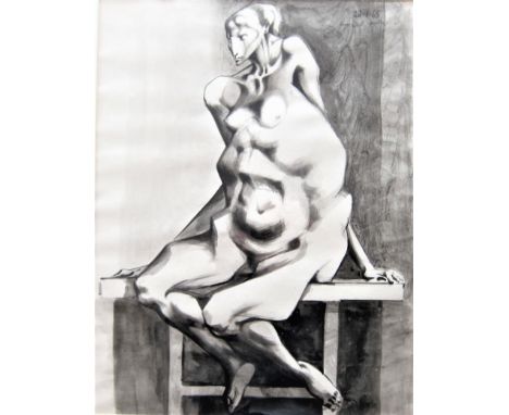 MICHAEL AYRTON [1921-75]. Demeter in Winter, 1965. ink and wash; signed. 49 x 39 cm [overall including frame 65 x 54 cm]. Pro