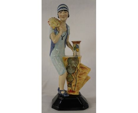 Kevin Francis Ceramics Clarice Cliff Art Deco figurine, modelled by Andy Moss, limited edition 137 / 250