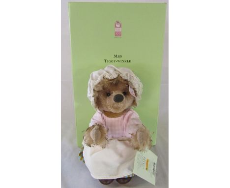 Steiff Beatrix Potter Mrs Tiggy-winkle limited edition 1112/1500 with box