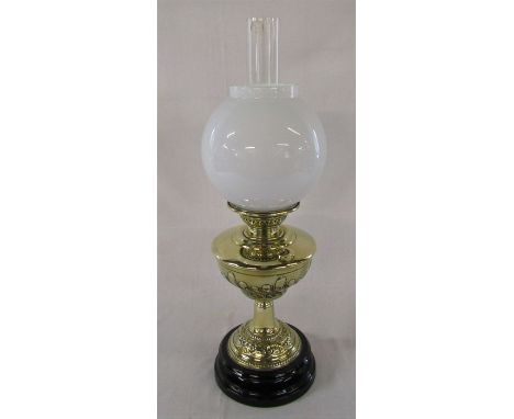 German brass paraffin / oil lamp - Veritas Lamp Works H 60 cm