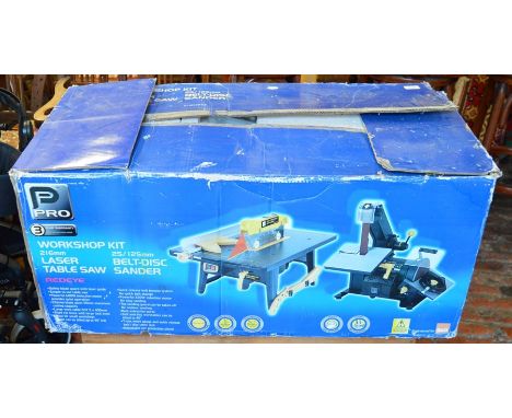 Pro Workshop kit: table saw &amp; belt drive sander&nbsp;