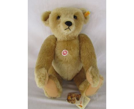 Large Steiff 1906 classic replica teddy bear with growler H 51 cm