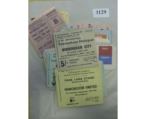 A collection of 40 football match tickets, to include various big match, 1968/69 FL Cup S/F Arsenal v Tottenham, Internationa