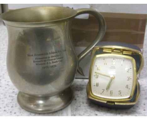 West Bromwich Albion F.C Ltd 1975/1976, A pewter tankard, given to players & officials of the club to mark the seasons achiev