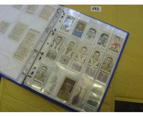 Birmingham City, an album of cigarette & trade cards, all relating to players of the club, from the 1920's onwards to include