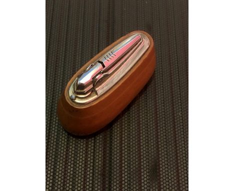 Ronson Varaflame Claridge Wooden Table Lighter