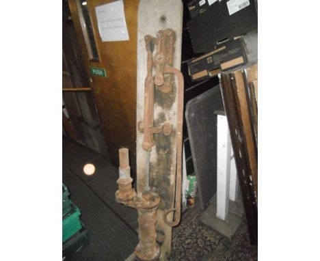 Vintage Cast Iron Water Pump