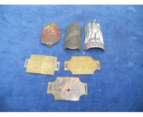 Vintage Cycle Frame Badges Coventry Eagle , A H Bryant etc etc 