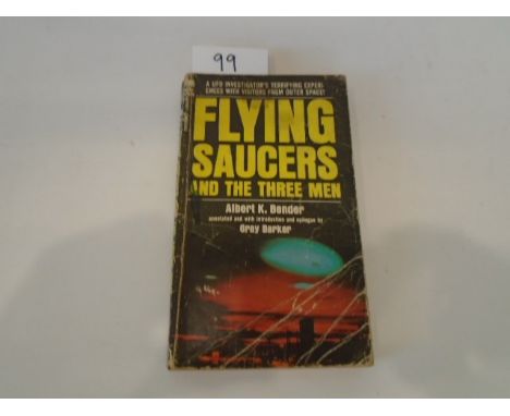 Book - Flying Saucers and the three men by Albert K.Bender, Paperback Library 1968 First edition.  