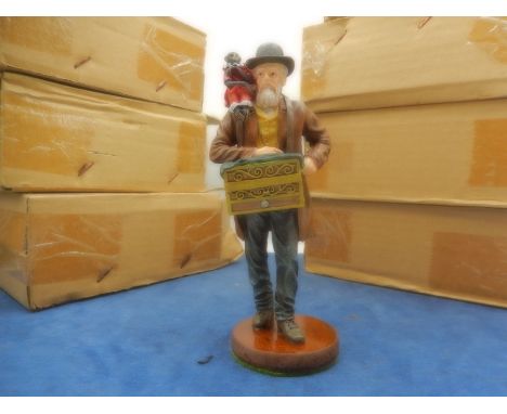 organ grinder and monkey figurines, new in box 8 in total all the same