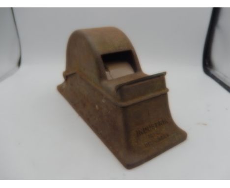 Vintage industrial cast iron tape dispenser