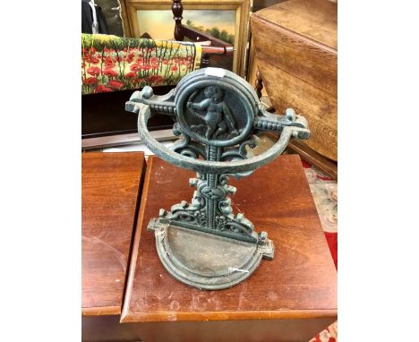 Small reproduction cast Iron stick stand