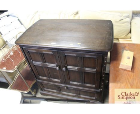 A Ercol style TV unit
