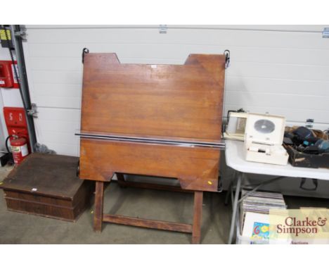 A Vintage architect's drawing board