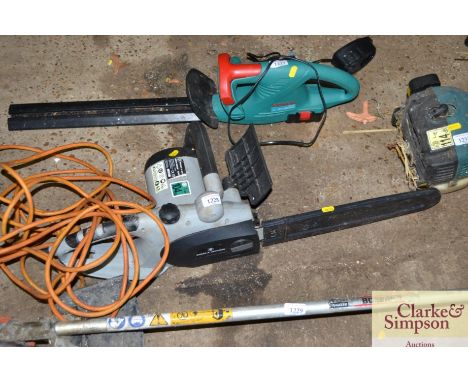 A Spear &amp; Jackson electric chainsaw