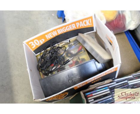 A box of vintage hi-fi spares 