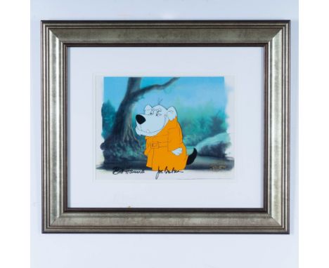Limited edition. Full color serigraph cel of Hanna Barbera Studio beloved character Mumbly. Signed on lower left by Bill Hann