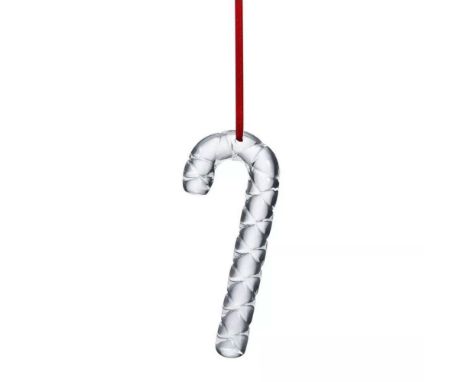 Festive crystal ornament, perfect for adding elegance and sparkle to holiday decor. 2815128. This item has its original box. 