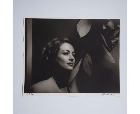 An exquisite original gelatin silver print on Portriga fiber paper by legendary photographer George Hurrell, featuring Hollyw
