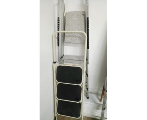 2 X STEP LADDERS