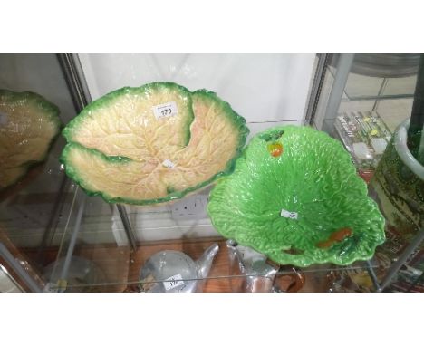 VINTAGE BESWICK ' LEAF DISH ' & MINTON 'CABBAGE ' DISH